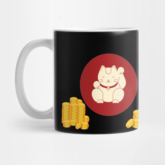 Lucky Cat of Wealth by In Asian Spaces